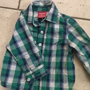 Boys long sleeve button up shirt
